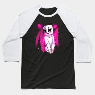 Marshmello Girl / cute music art Baseball T-Shirt